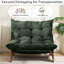 Fauteuil de salon ajustable, fauteuil lounge 3 positions, dossier réglable, fauteuil d'appoint capitonné-387332853