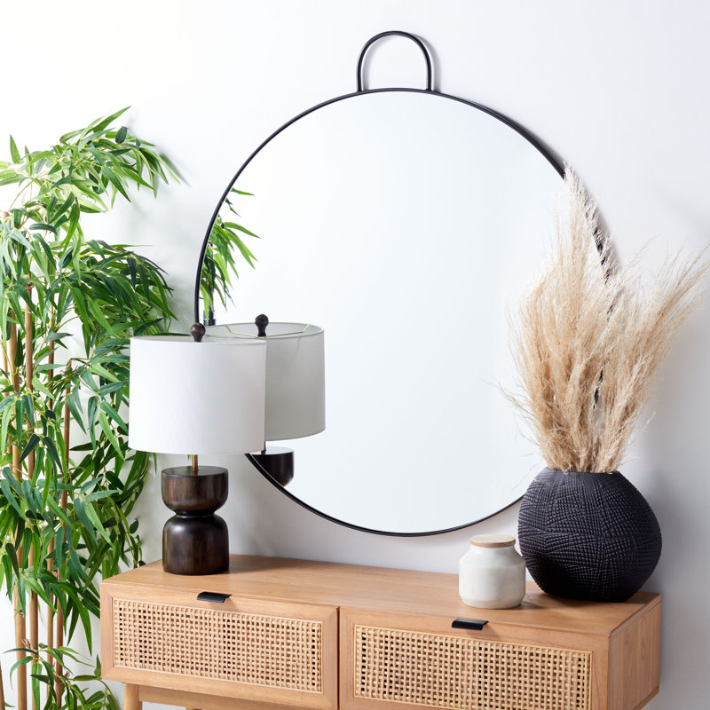 Miroir d'appoint Kathy, Noir