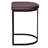 Upholstered Counter Stool with Metal Frame