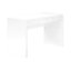 Computer Desk, Home Office, Laptop, Storage Drawers, 48"L, Work, Glossy White Laminate, Contemporary, Modern
