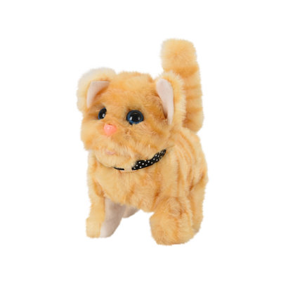 Electric Cat Robot The Robot My Simulated Robot Realistic Robot Robot Interactive Stuffed Pet Walking Barking Tail Wagging