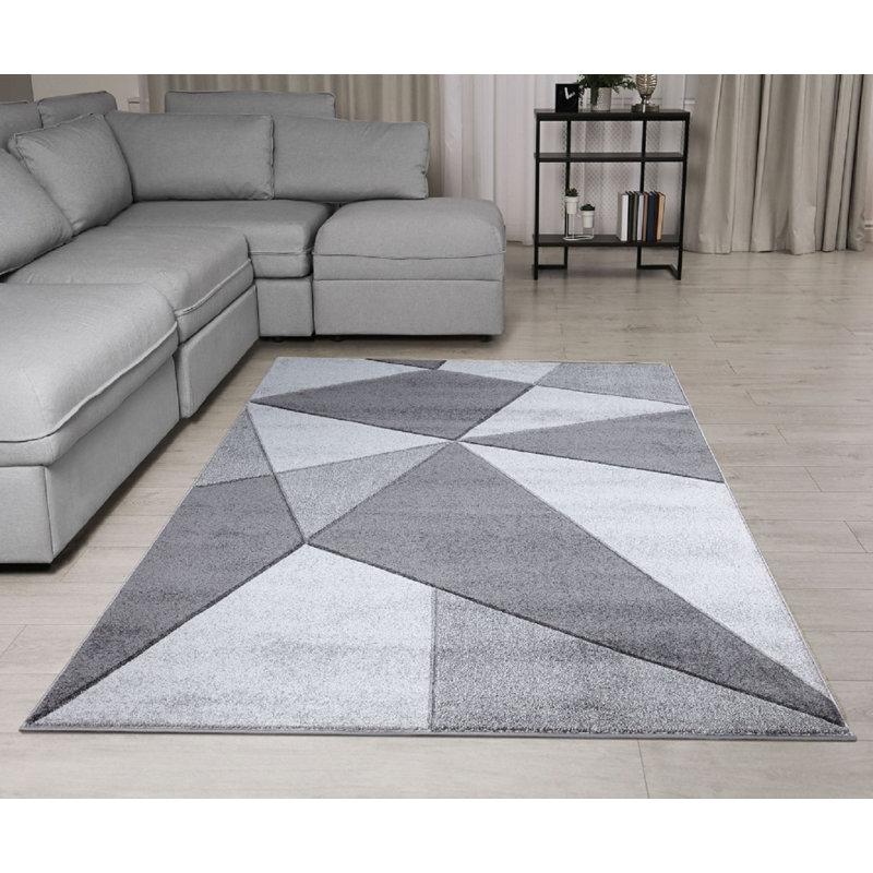 Madalynn Geometric Area Rug, Runner 60 x 220cm