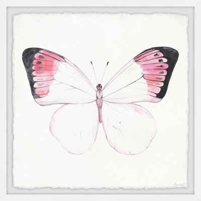 Bright White Butterflies - Single Picture Frame Painting