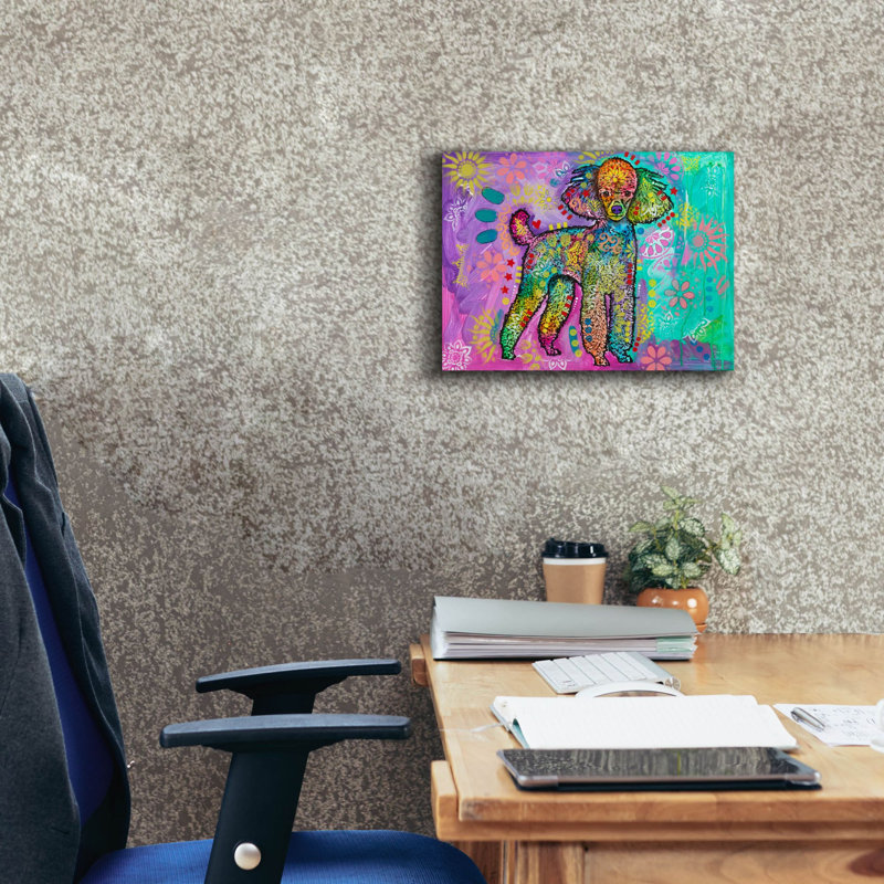 «I Have An Appointment» par Dean Russo, art mural sur toile, H 12 po x l 16 po x P 0,75 po