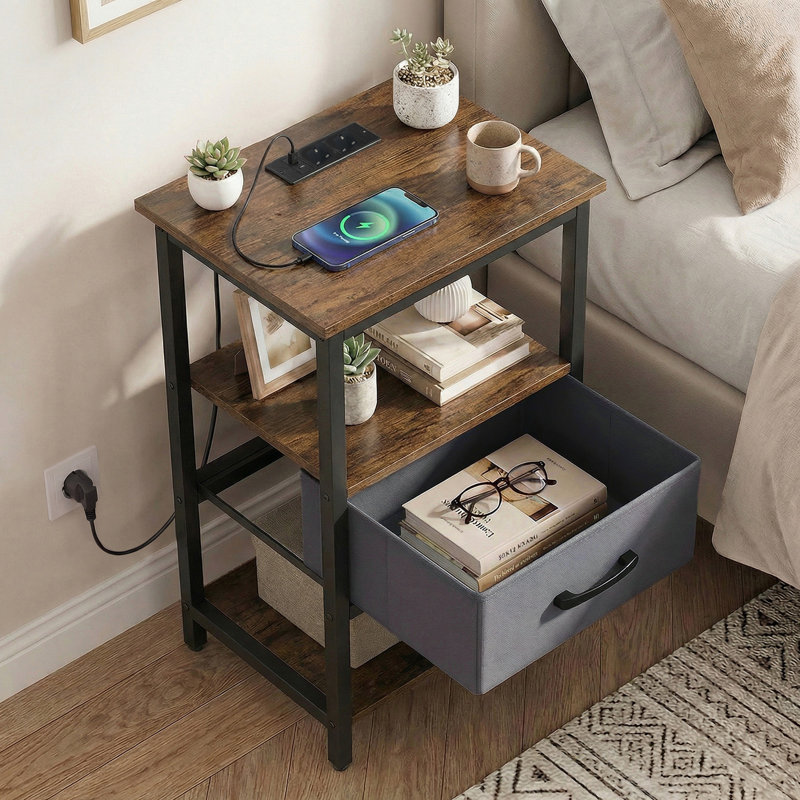 40 cm W Bedside Table