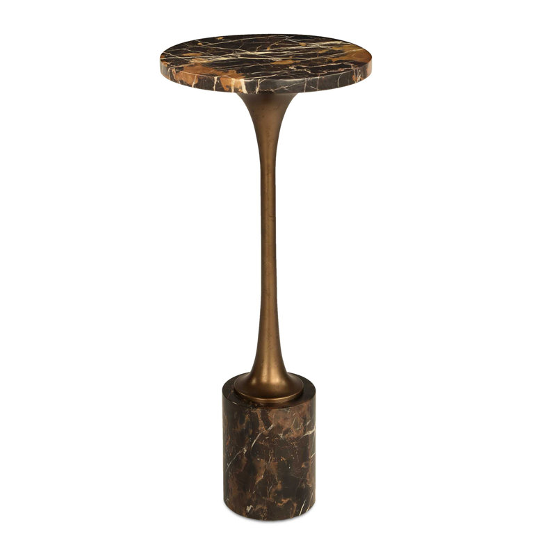 Uttermost Karnes Dark Marble Drink Table