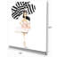Fille avec des ballons-impression d’art graphique sur toile tendue-29504863