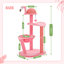 Arbre à chat avec hamac Flamingo-1458792344