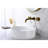 Bathroom Faucet Wall Mounted Bathroom Sink Faucet-118543440