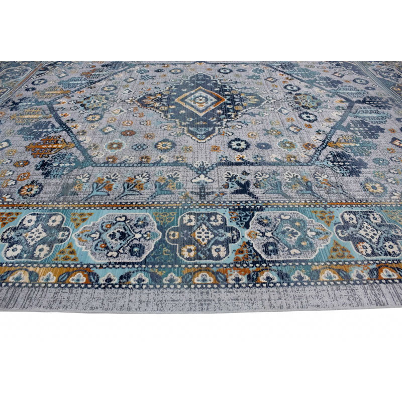 Mosely Oriental Indoor Rug, Rectangle 3'11" x 5'9"