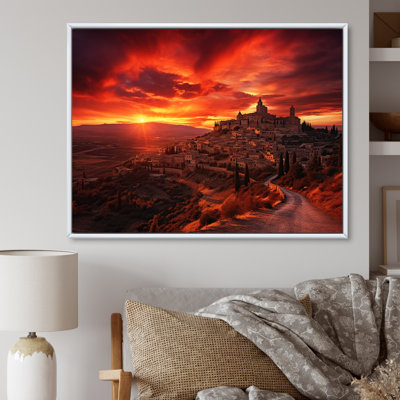 Kokou, Espagne, lever de soleil sur toile