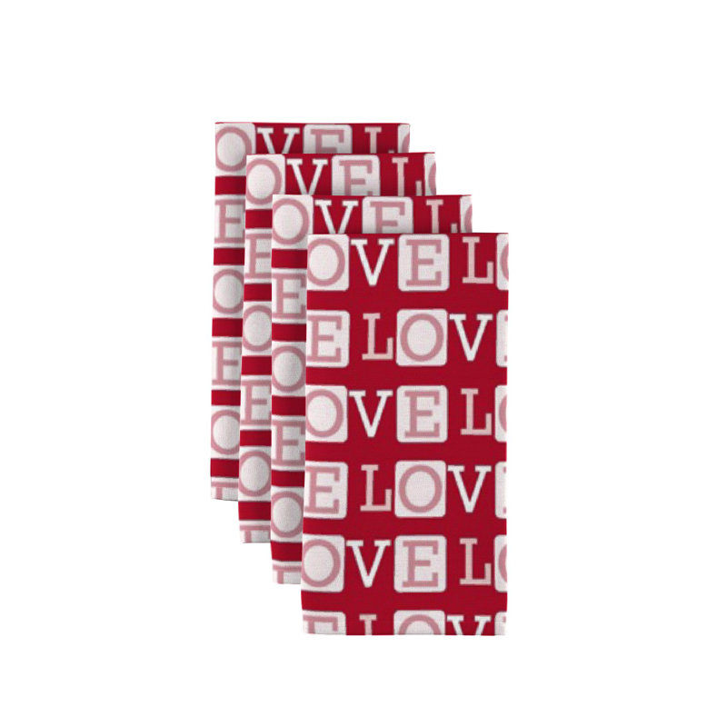 Polyester Abstract Square Napkin