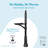 Hamilton In-Ground Post Black