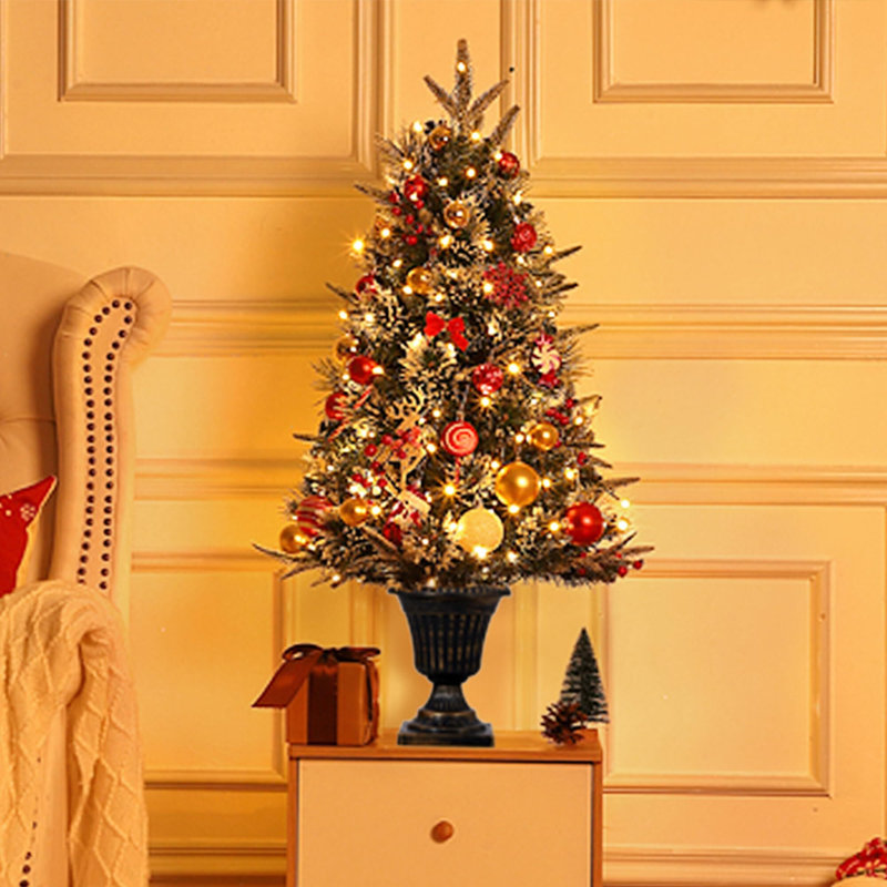 Arbre de Noël 3 pi avec 78 lumières DEL multicolores