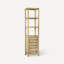 Skaarsgard Solid Wood Freestanding Linen Cabinet