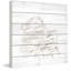 «White Stripes» par Parvez Taj, reproduction sur bois blanc-15005378