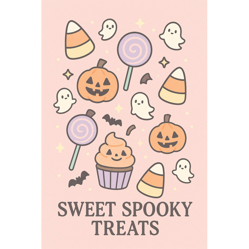 Sweet Spooky Treats - Art mural sur toile tendue
