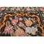 Tapis noir / rose en laine fait à la main Manimsset