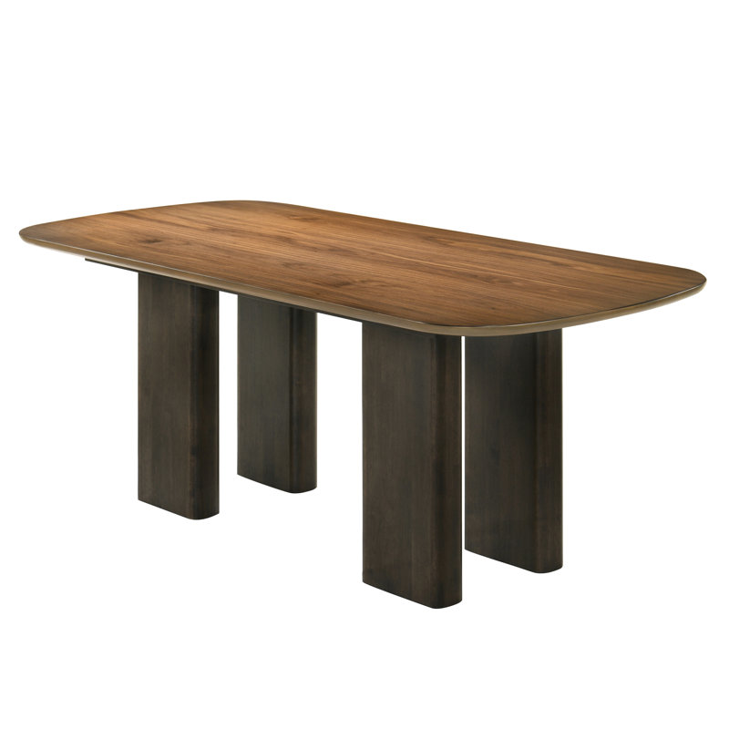 Delina  Walnut Dining Table