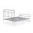 Garland Full Bed Frame with 6 Metal Legs - Magnificent Bed Frame in Powder Coating Silver Color-1328744690