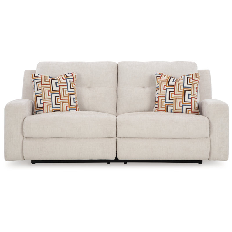 Senora Reclining Sofa, White