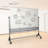 Platinum Reversible MooreCo Porcelain Freestanding Metal Whiteboard-1589188