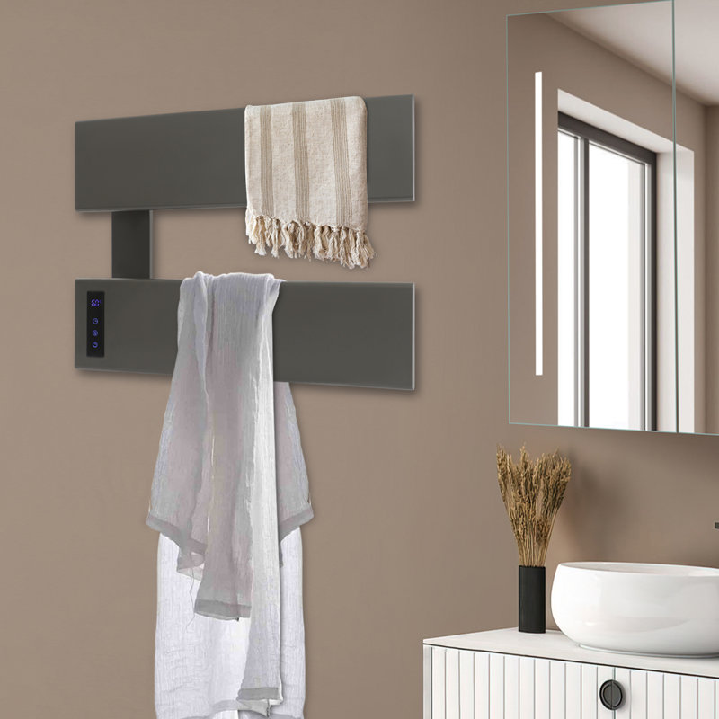 Chauffe-serviettes électrique mural Modern Minimalisme, Argent argent
