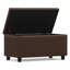 Banc repose-pieds avec rangement caché Cosmopolitan-1887797869