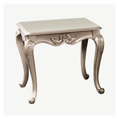 Table de bout en bois massif Traditional