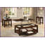 Table basse à plateau relevable en cerisier foncé avec tiroir, roulettes faciles à déplacer et amp; Rangement caché pour le salon