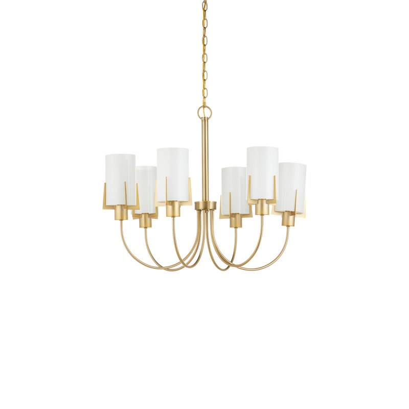 Macklin 6 - Light LED Chandelier, Brass