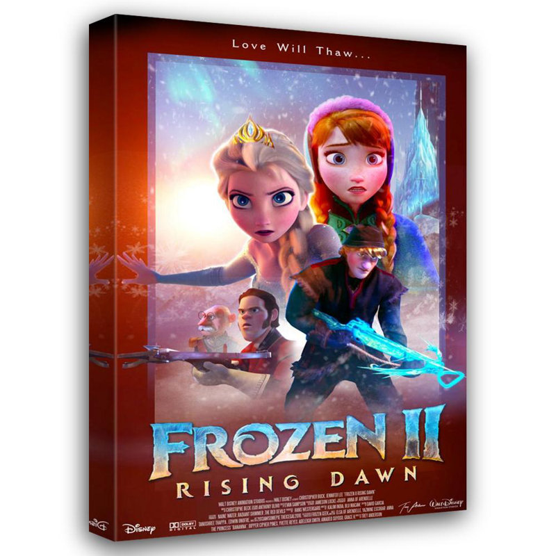 Frozen II Rising Dawn, H 24 po x l 16 po