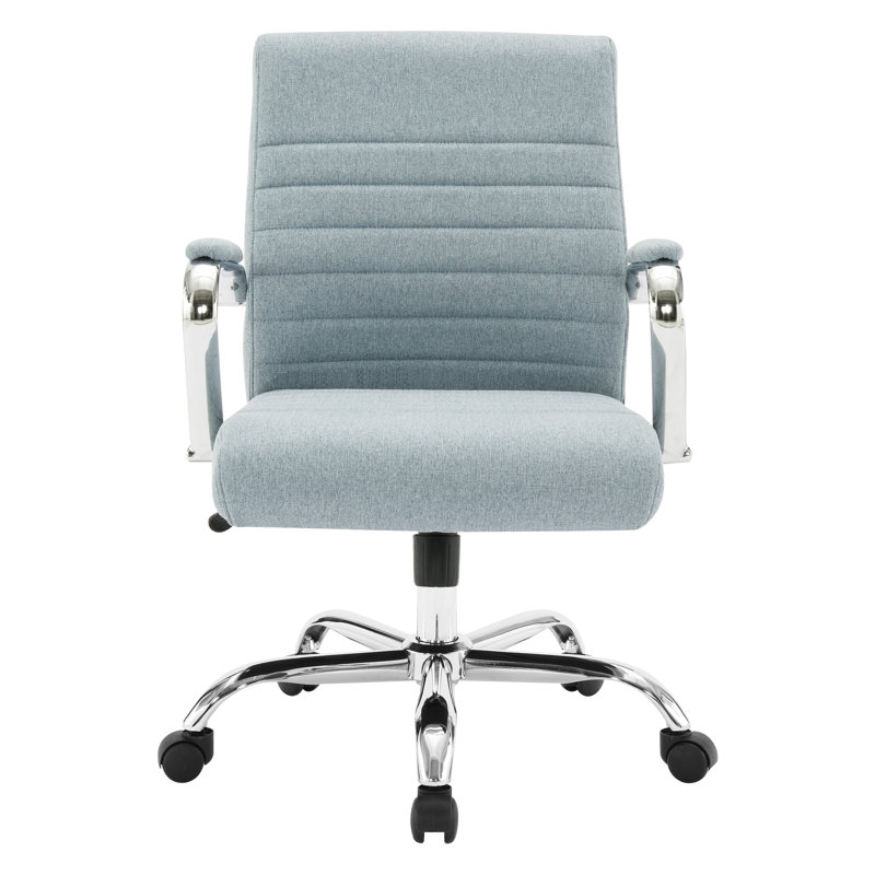 Mallory Polyester Blend Task Chair, Blue