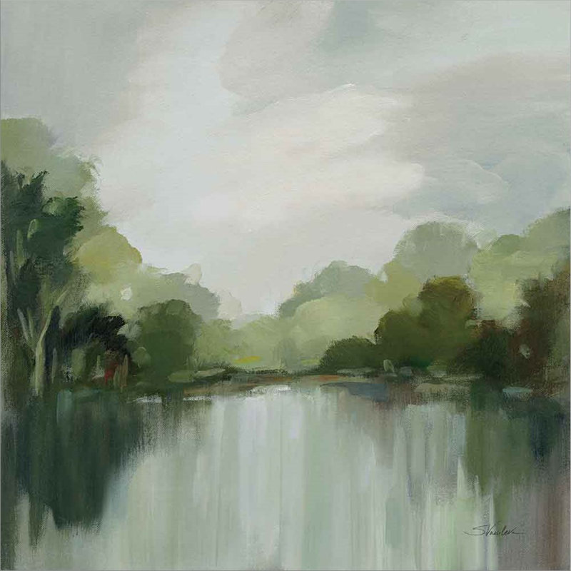 «Cool Spring Day Light» par Silvia Vassileva, peinture sur toile tendue