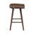 Vira 24 Inch Counter Height Stool Set Of 2, Saddle Seat, Brown Wood-126034584