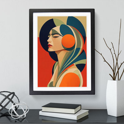 Magnificent Abstract Woman - Framed Print