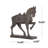 Wagnon Brown Polystone Prancing Horse Sculpture-830732726