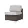 High-Density Polyethylene Wicker Fully Assembled 6 - Person Seating Group with Cushions