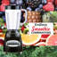 Mélangeur à 12 vitesses avec bocal en verre noir Brentwood - Mélangeur de comptoir puissant de 550 W pour les smoothies, les laits frappés et les boissons protéinées - Bocal 50 oz sans BPA, pales en acier inoxydable, fonction à impulsion