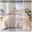 Édredon 100% simple / simple TG - et velours doux écrasé avec rose