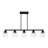 Ashanni 5 - Light Steel Dimmable Kitchen Island Square / Rectangle Chandelier-1843762625