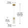 Essence 1 - Light Gold LED Single Pendant