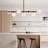 Janerica 5 - Light Kitchen Island Globe Pendant Lamp