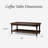 Maven Lane Pullman Traditional Rectangular Wooden Coffee Table In Antiqued Brown Finish-92611253