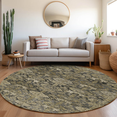 Tapis intérieur / extérieur gris Ambray 