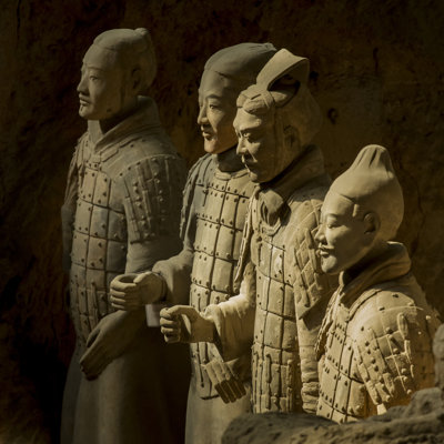 Haddenham Terracotta Army - Wrapped Canvas Print