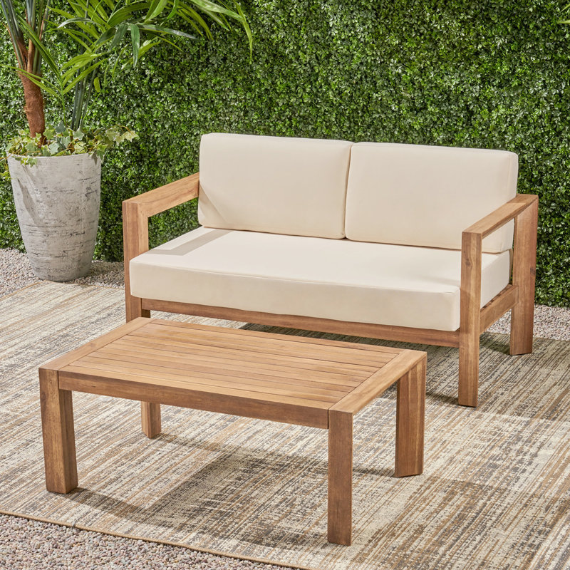 Causeuse et table basse