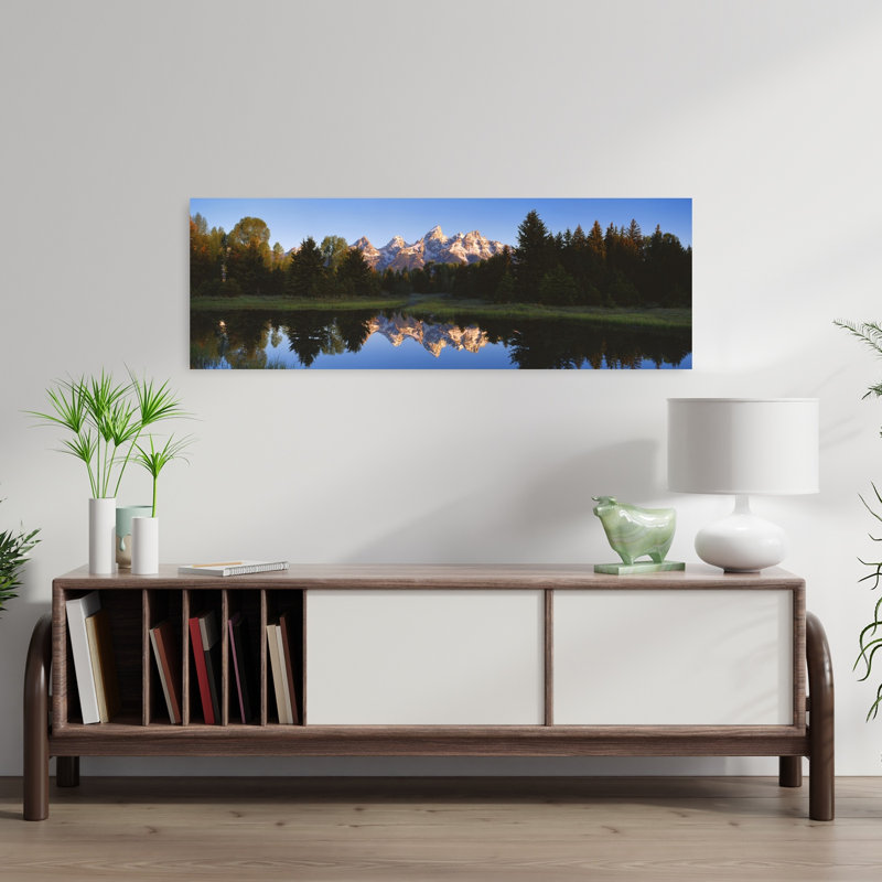 Beaver Pond Grand Teton National Park WY by Warren Marr - Wrapped Canvas Panoramic Print, 30.48 cm H x 91.44 cm W