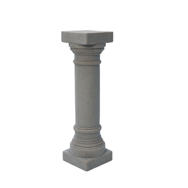 Piédestal à colonne Plumeri, gris