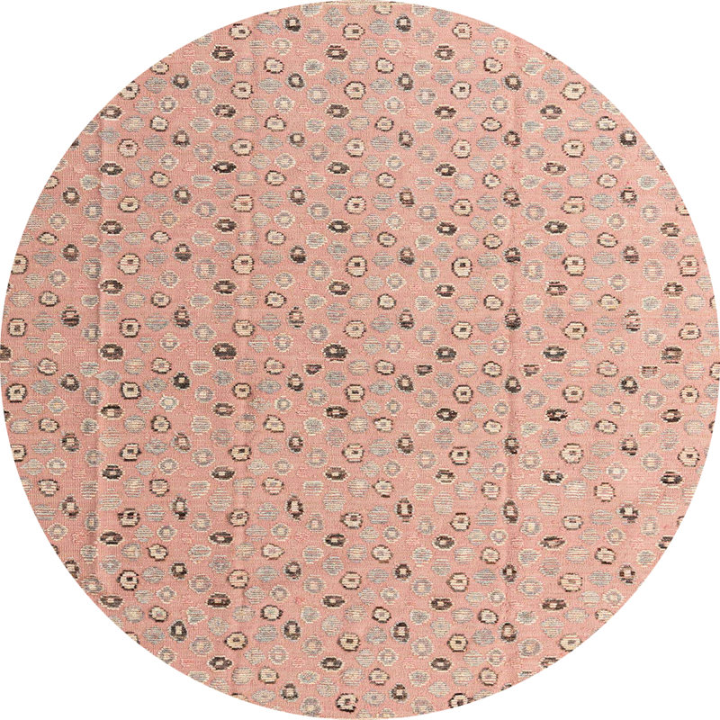 Abstract Indoor Rug, Round 7'